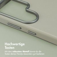 Accezz MagSafe Leather Backcover Samsung Galaxy S26 Ultra - Light Grey