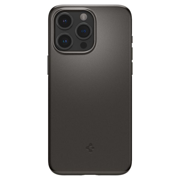 Spigen Thin Fit™ Hardcase für das Apple iPhone 15 Pro - Gunmetal