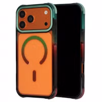 Selencia Gradient MagSafe Back Cover Apple iPhone 17 Pro - Grün / Braun