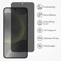 Accezz Privacy Displayschutz aus gehärtetem Glas Samsung Galaxy S25