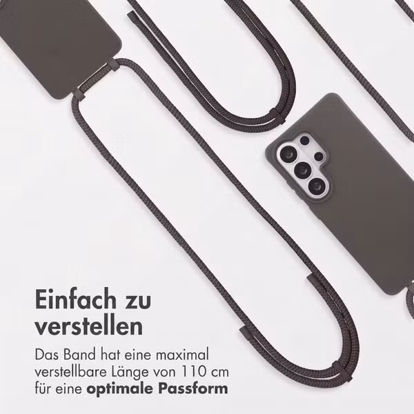 imoshion Color Backcover mit abnehmbarem Handykette und MagSafe Samsung Galaxy S26 Ultra - Black Coffee