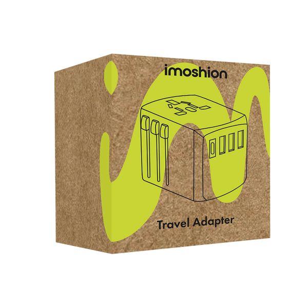 imoshion Universalreiseadapter - USB-C &  USB-A - Schwarz