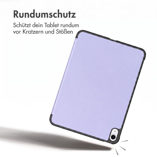 imoshion Trifold Klapphülle Apple iPad 11 (2025) 11 Zoll A16 / iPad 10 (2022) 10.9 Zoll - Lila