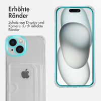 imoshion Soft Case Back Cover mit Kartenhalter Apple iPhone 15 - Transparent