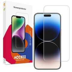 Accezz Screen Protector aus gehärtetem Glas Apple iPhone 15 / 15 Pro / 16