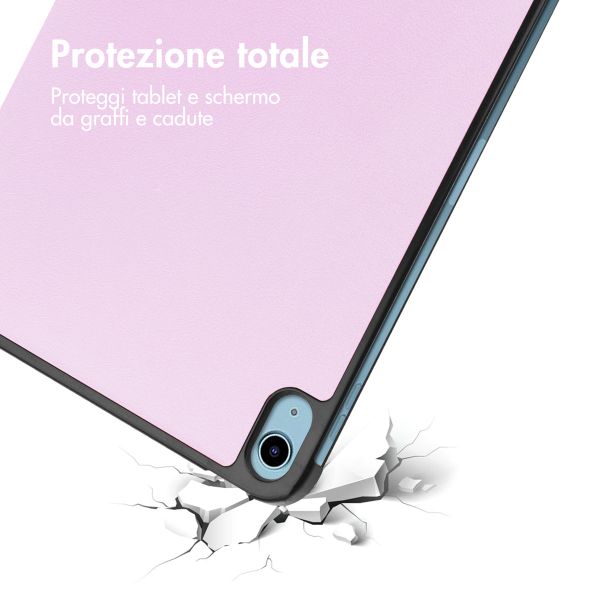 imoshion Trifold Klapphülle Apple iPad 11 (2025) 11 Zoll A16 / iPad 10 (2022) 10.9 Zoll - Rosa