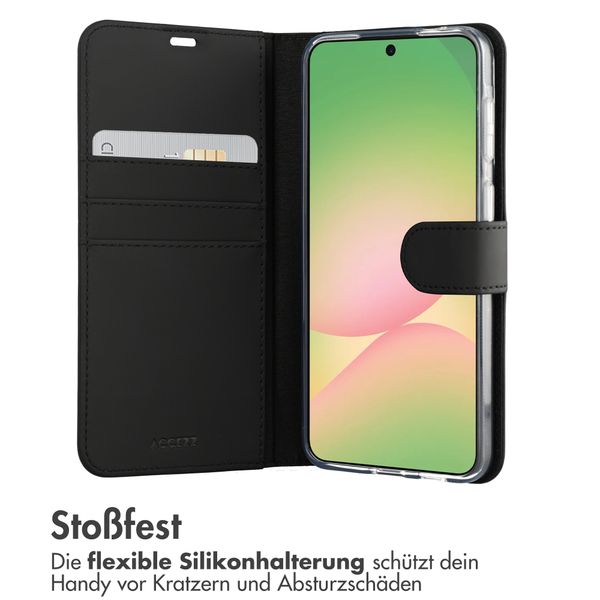 Accezz Wallet TPU Klapphülle Samsung Galaxy A57 (5G) - Schwarz