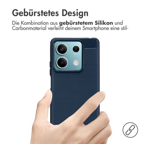 imoshion Brushed Back Cover Xiaomi Redmi Note 13 (5G) - Dunkelblau