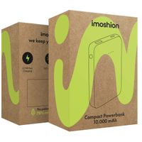 imoshion Kompakte Powerbank 10.000 mAh - Schwarz