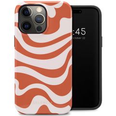 Selencia Vivid Tough Back Cover für das iPhone 14 Pro Max - Dream Swirl Orange