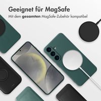 imoshion Color Back Cover mit MagSafe für das Samsung Galaxy S25 - Dunkelgrün