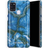 Selencia Maya Fashion Backcover Samsung Galaxy A21s - Onyx Blue