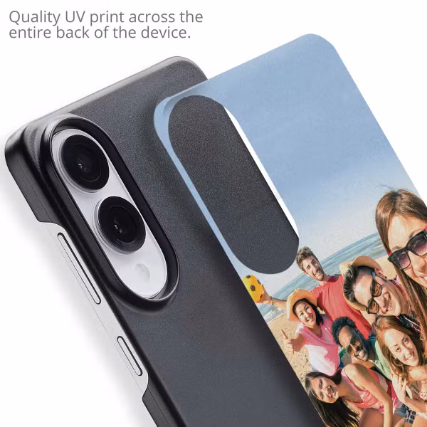 Gestalte deine eigene Hardcase Hülle Samsung Galaxy S25 FE - Schwarz