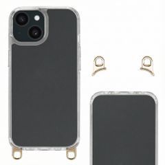 Selencia Backcover mit abnehmbaren Haken Apple iPhone 15 - Transparent