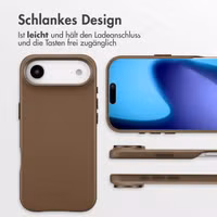 Accezz MagSafe Leather Backcover Apple iPhone Air - Kaffeebraun