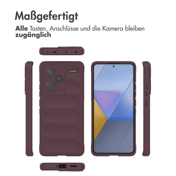 imoshion EasyGrip Back Cover für das Xiaomi Redmi Note 13 Pro Plus (5G) - Aubergine