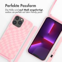 imoshion SilikonHülle design mit Band Apple iPhone 13 Pro Max - Retro Pink