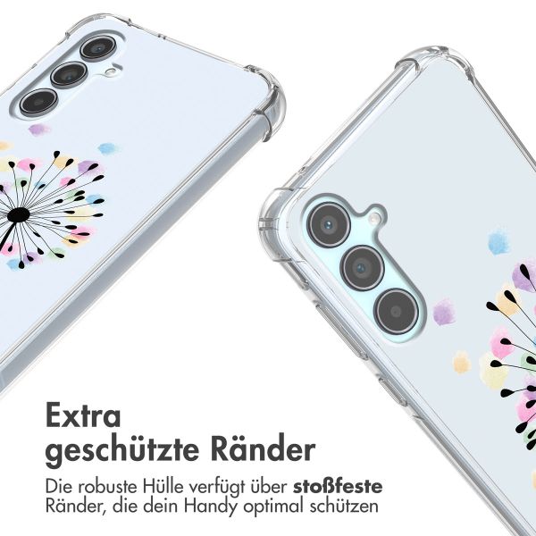 imoshion Design Hülle mit Band für das Samsung Galaxy A55 - Sandstone Dandelion