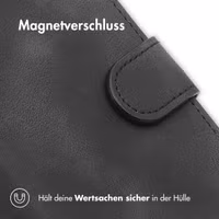 imoshion Klapphülle mit Kordel für das Samsung Galaxy A56 - Schwarz