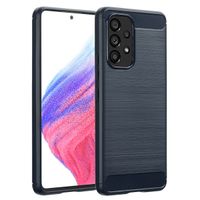 imoshion Brushed Back Cover Samsung Galaxy A53 - Dunkelblau