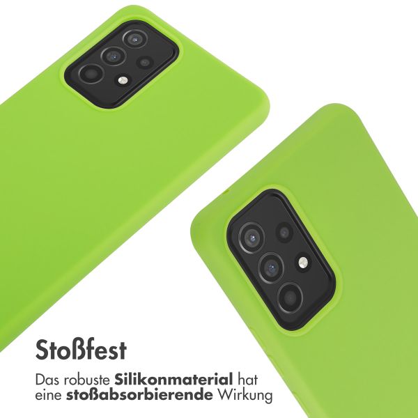imoshion SilikonHülle mit Band Samsung Galaxy A53 - Fluor Groen