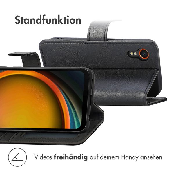 imoshion Luxuriöse Klapphülle Samsung Galaxy Xcover 7 - Schwarz