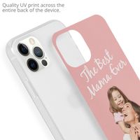 Gestalte deine eigene Apple iPhone 12 (Pro) Gel Hülle - Transparent