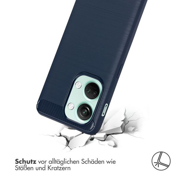 imoshion Brushed Back Cover OnePlus Nord 3 - Dunkelblau