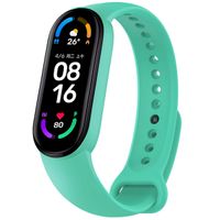 imoshion Silikon Sportarmband für Xiaomi Mi Band 5 / 6 - Mintgrün