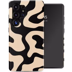 Selencia Vivid Rückabdeckung mit MagSafe Samsung Galaxy S25 Ultra - Art Wave Black