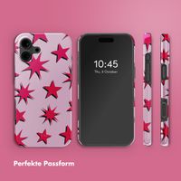 Selencia Vivid Rückabdeckung mit MagSafe iPhone 16 - Stars Rubine Red Light Pink