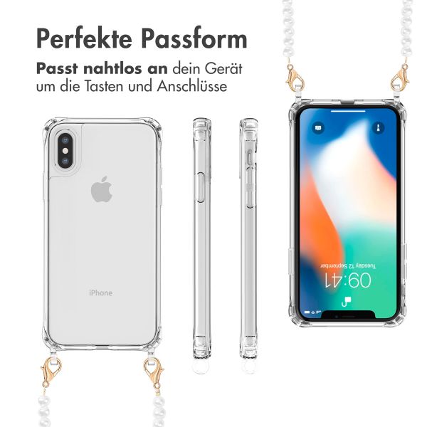 imoshion Backcover mit Handyketten Apple iPhone X / Xs - Perlen