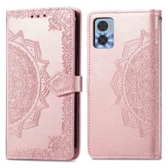 imoshion Mandala Klapphülle für das Motorola Moto E22 - Rose Gold