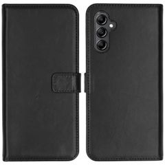 Selencia Echtleder Klapphülle Samsung Galaxy A14 (5G/4G) - Schwarz