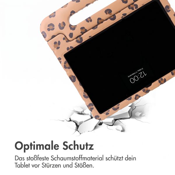 imoshion Kinder­sicheres Design Backcover mit Griff Samsung Galaxy Tab A11 Plus / A9 Plus - Panthermuster