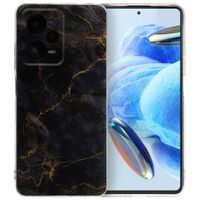 imoshion Design Hülle für das Xiaomi Redmi Note 12 Pro - Black Marble