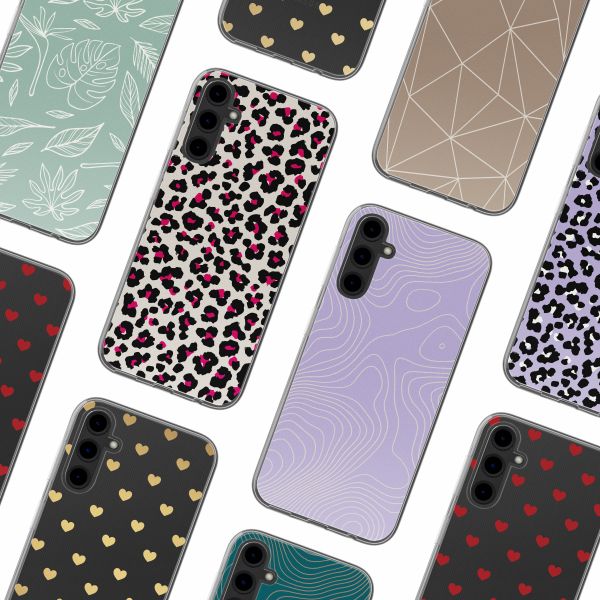 imoshion Design Hülle Samsung Galaxy A14 (5G) - Leopard Pink