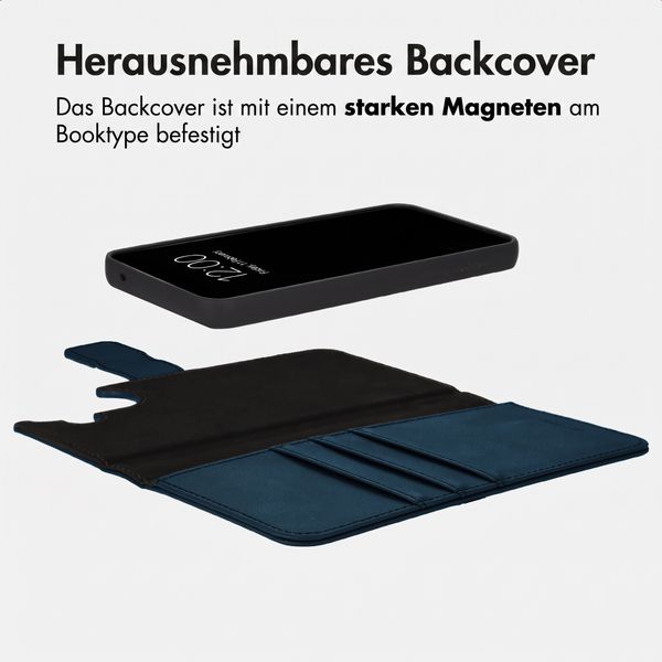 imoshion Herausnehmbare 2-in-1 Luxus-Bookcase Samsung Galaxy A55 - Blau
