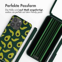 imoshion Silikonhülle design mit Band für das iPhone 15 Pro Max - Avocado Green