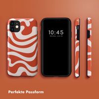 Selencia Vivid Tough Back Cover für das iPhone 11 - Dream Swirl Orange