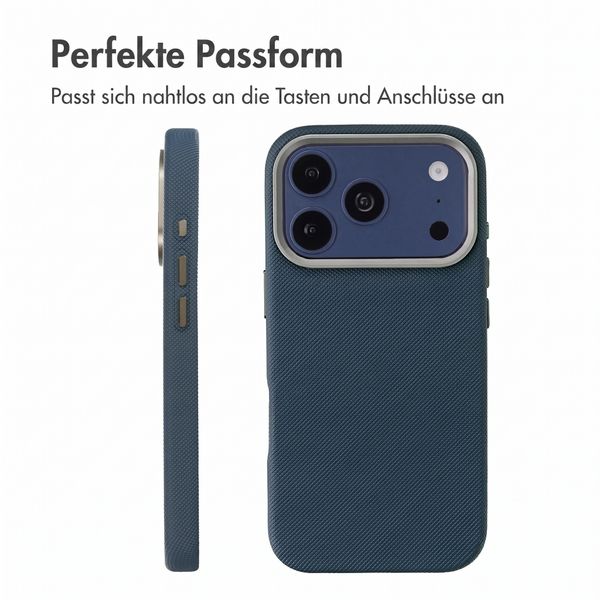 Accezz Mesh Backcover mit MagSafe Apple iPhone 17 Pro - Dunkelblau