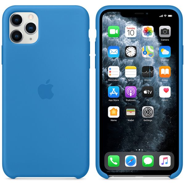 Apple Silikon-Case für das iPhone 11 Pro Max - Surf Blue