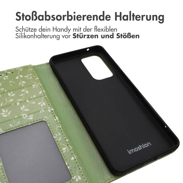 imoshion Design Klapphülle Samsung Galaxy A53 - Green Flowers