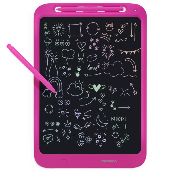 Irfora 4,5 Zoll LCD Handschrifttafel Flexibel - Digitales Zeichentablett Für Notizen, Memo & Lernen, Energiesparend Schwarz