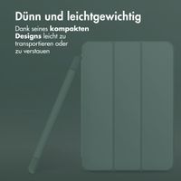 Accezz Smarte Klapphülle aus Silikon Apple iPad Pro 11 (2024) M4 - Dunkelgrün