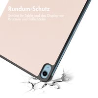 imoshion Trifold Klapphülle Apple iPad 11 (2025) 11 Zoll A16 / iPad 10 (2022) 10.9 Zoll - Beige