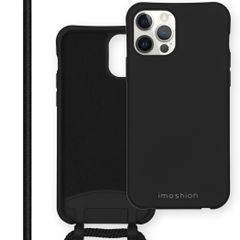 imoshion Color Backcover mit abtrennbarem Band Apple iPhone 12 (Pro) - Schwarz