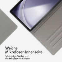Accezz Classic Klapphülle Samsung Galaxy Tab A9 Plus - Braun