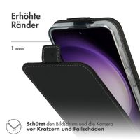 Accezz Flip Case für das Samsung Galaxy S24 - Schwarz