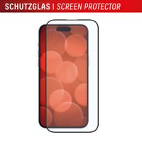 Displex Bildschirmschutzfolie Real Glass Full Cover Apple iPhone 16